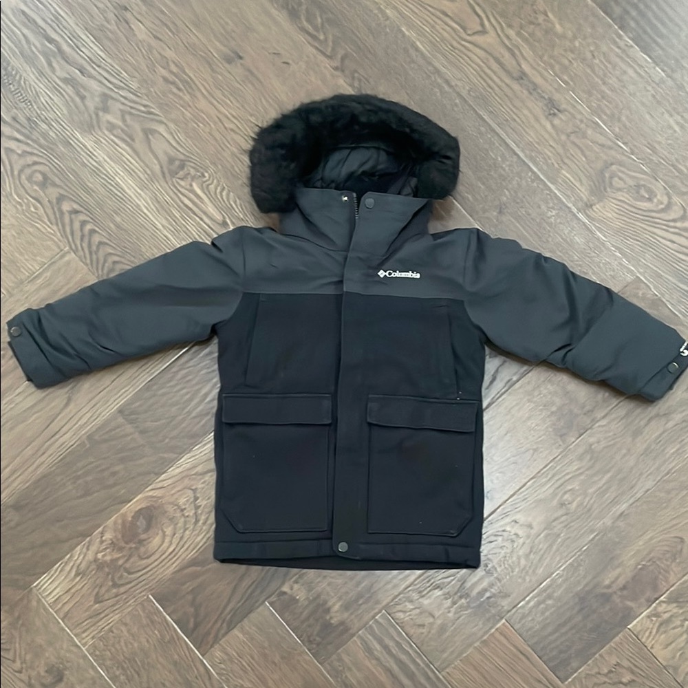 Columbia Charcoal and Black Winter Jacket